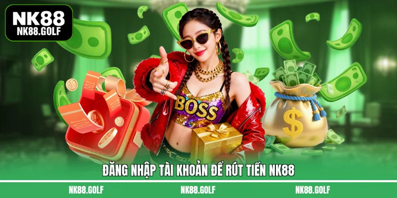 Đăng nhập tài khoản để rút tiền NK88