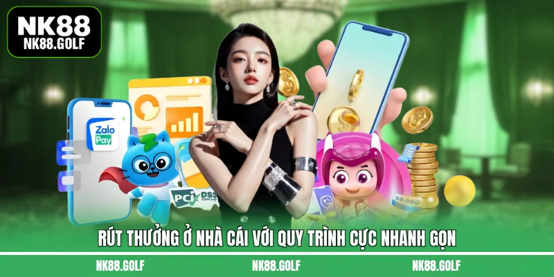 Rút thưởng ở nhà cái với quy trình cực nhanh gọn