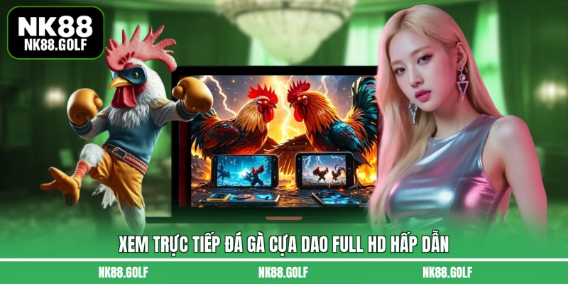 Xem trực tiếp đá gà cựa dao Full HD hấp dẫn